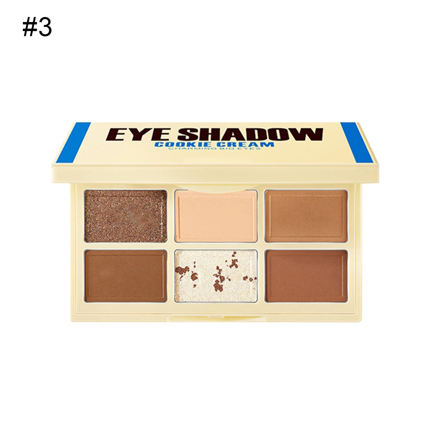 6 Color Eyeshadow Palette Long Lasting Shiny Matte Glitter Pigment Eye Shadow Pallete Fruit Fashion Diamond Eye Makeup Palette