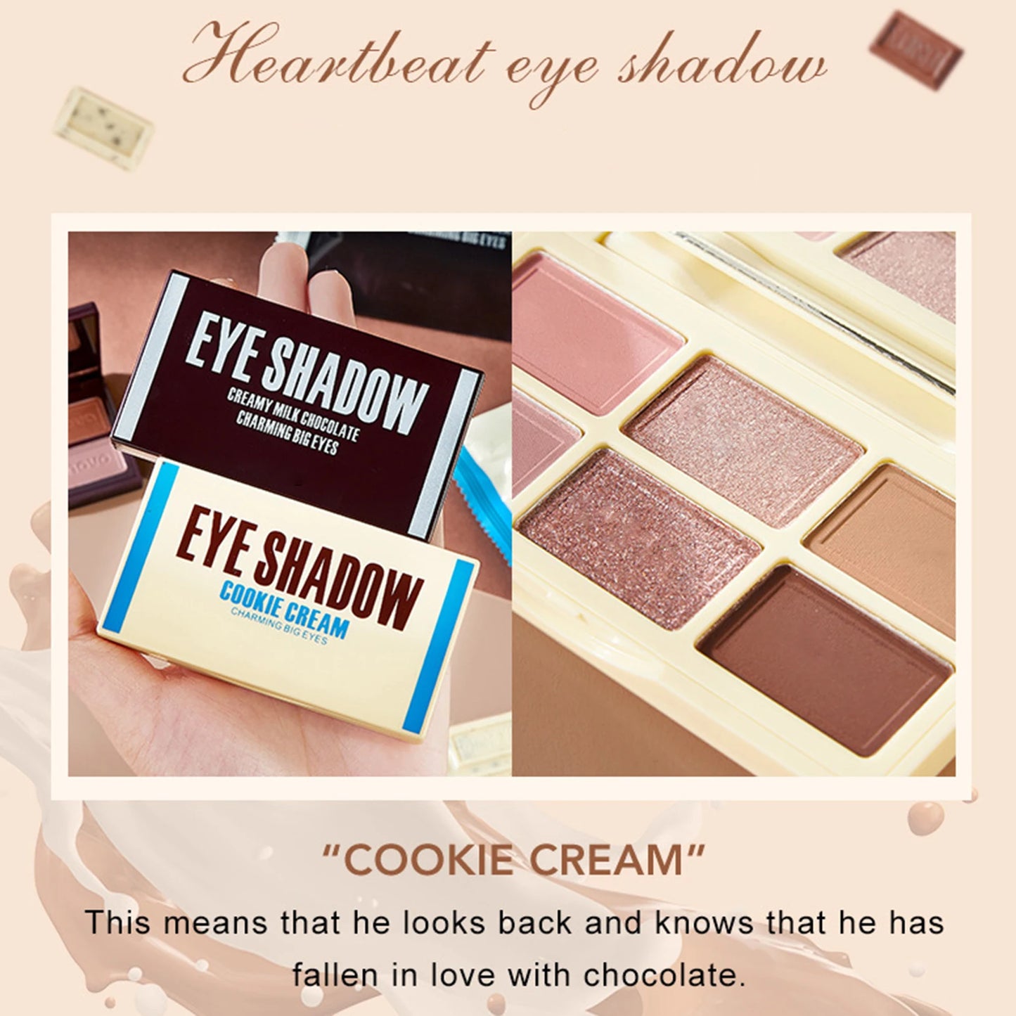 6 Color Eyeshadow Palette Long Lasting Shiny Matte Glitter Pigment Eye Shadow Pallete Fruit Fashion Diamond Eye Makeup Palette