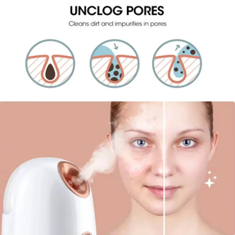 Hot Skincare Facial Steamer Beauty Device for Face Hydration,Pore Cleansing,Nano Steam with Deep Penetration
