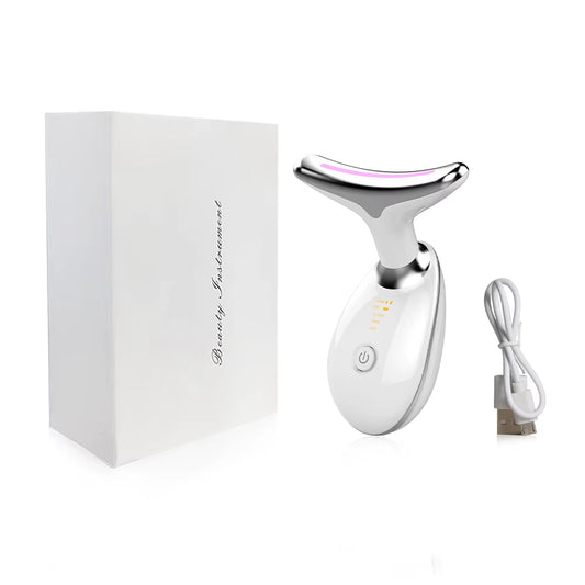 Facial Massager Face Lifting Machine EMS Facial Microcurrent Red Light Therapy Anti-Aging Facial Massager Neck Face Lift Device