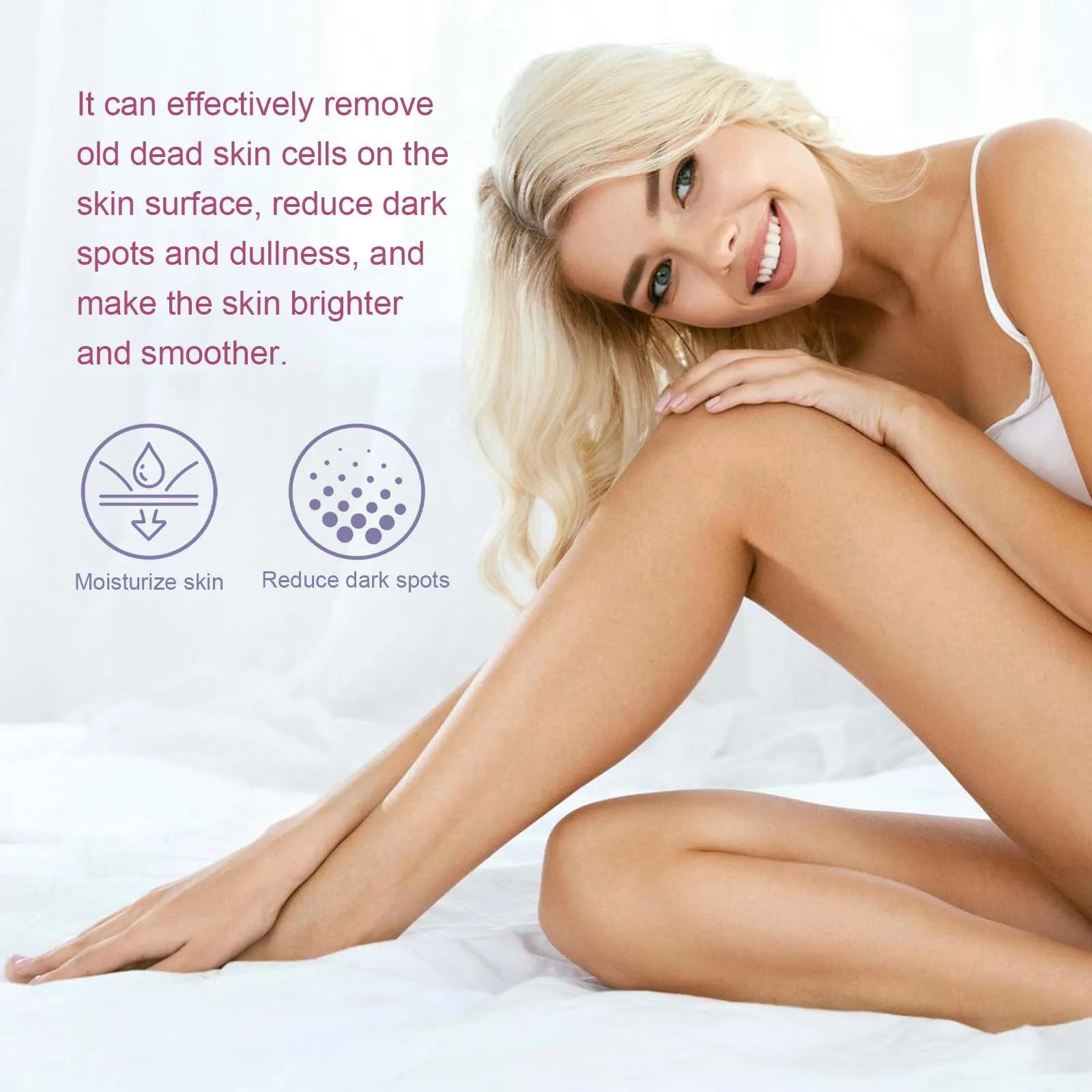 Body Scrub Cream Exfoliating Facial Scrub Repair Keratosis Pilaris Removing Strawberry Legs Body Moisturizing Exfoliating Cream