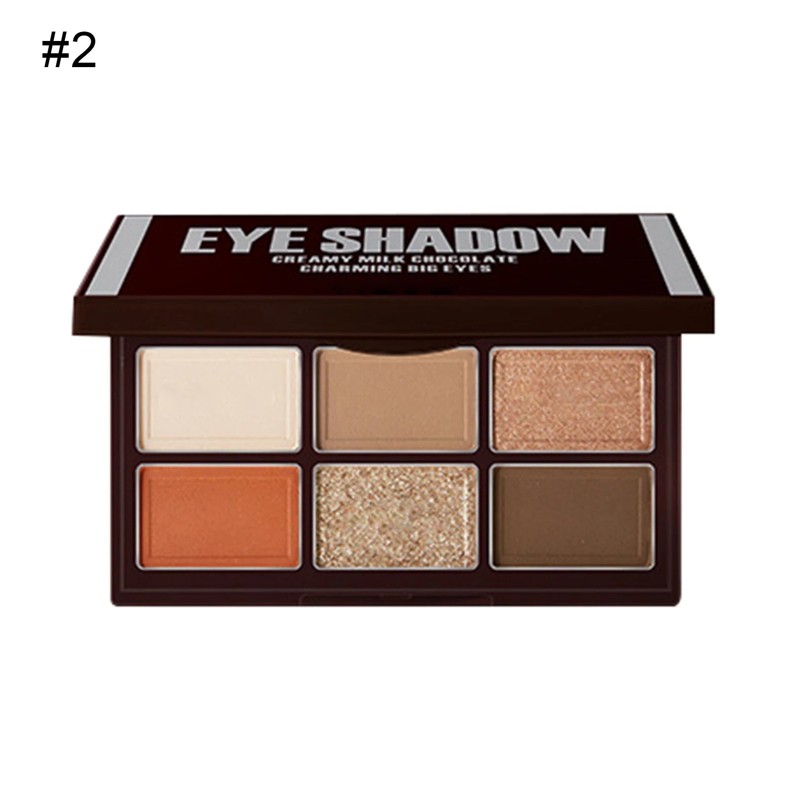 6 Color Eyeshadow Palette Long Lasting Shiny Matte Glitter Pigment Eye Shadow Pallete Fruit Fashion Diamond Eye Makeup Palette