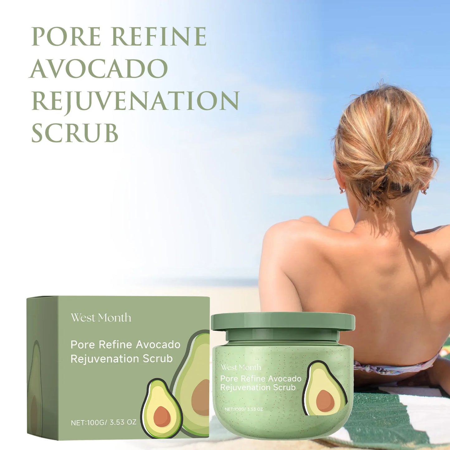 Body Scrub Cream Exfoliating Facial Scrub Repair Keratosis Pilaris Removing Strawberry Legs Body Moisturizing Exfoliating Cream