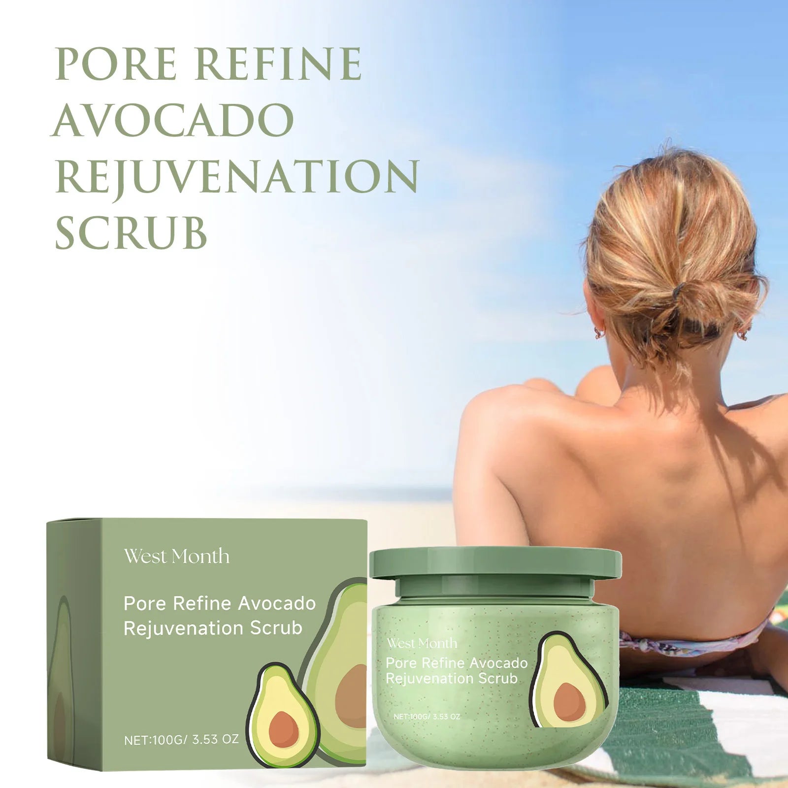 Body Scrub Cream Exfoliating Facial Scrub Repair Keratosis Pilaris Removing Strawberry Legs Body Moisturizing Exfoliating Cream