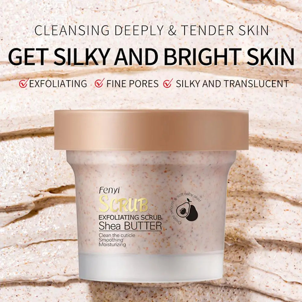 100G Exfoliating Scrub Deep Cleansing Face Scrub Hydrating Scrubs Chicken Skin Whitening Peeling D7L8