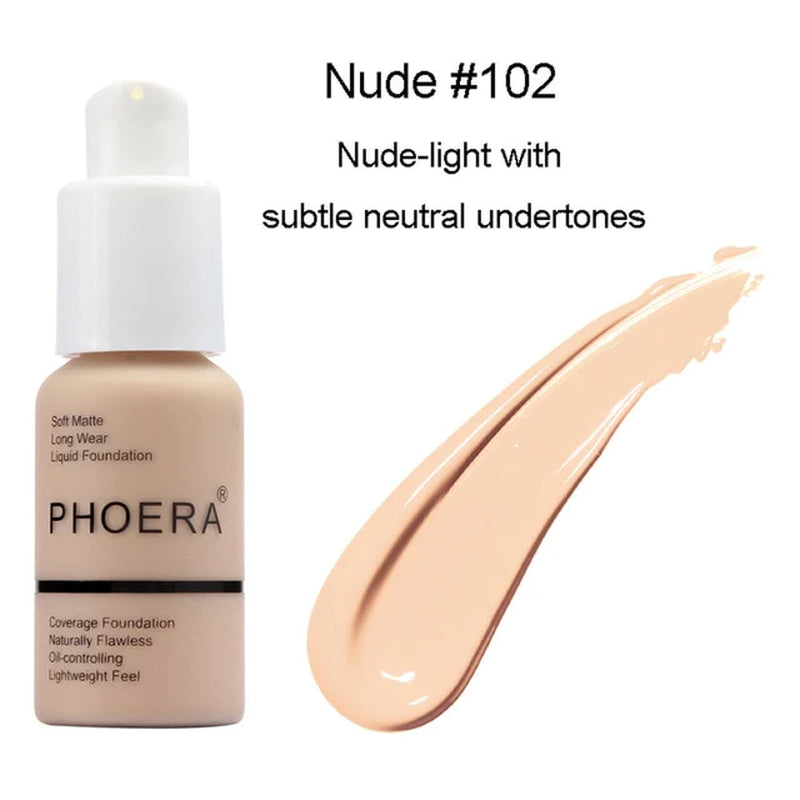 PHOERA Foundation - Soft Matte Long Wear Liquid Foundation