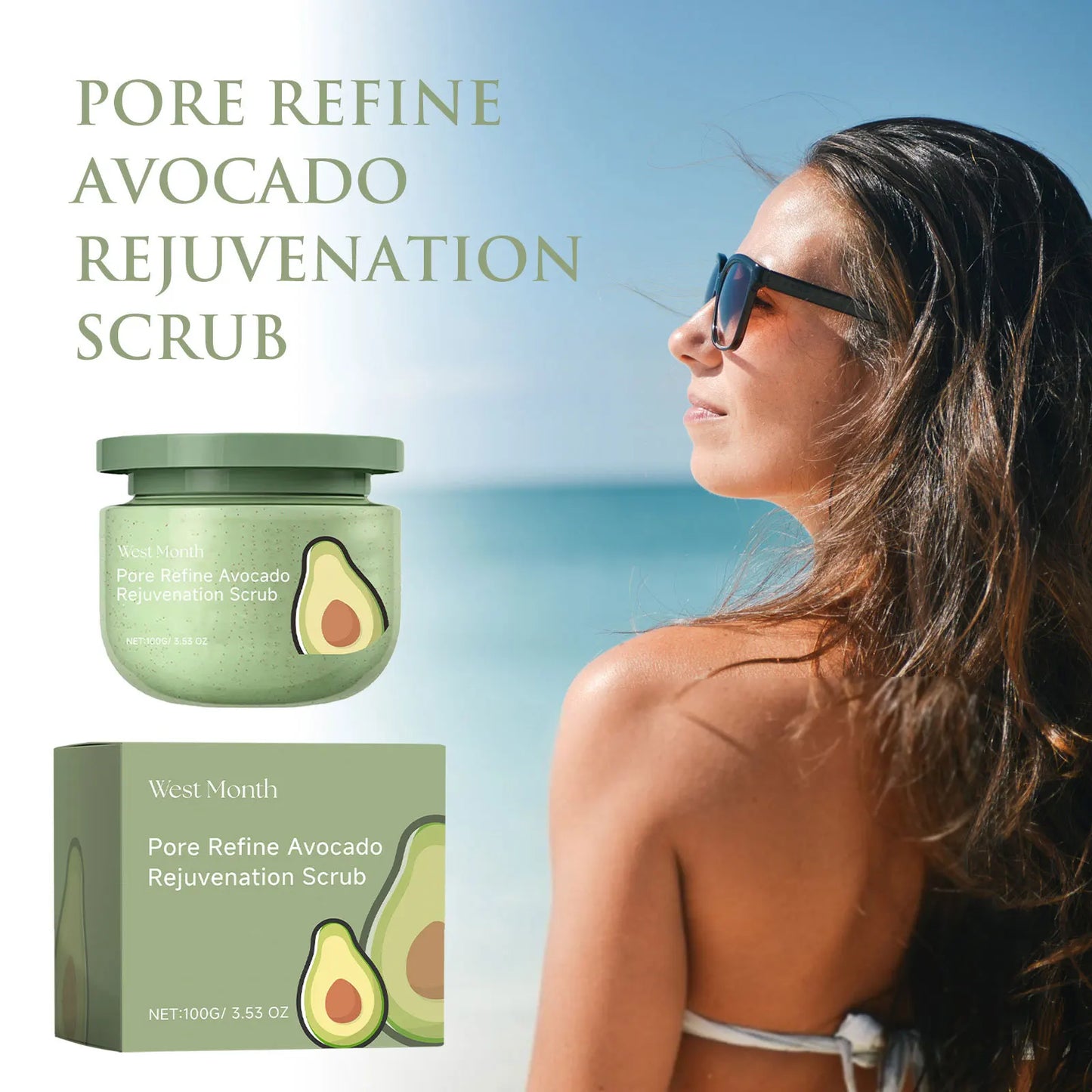 Body Scrub Cream Exfoliating Facial Scrub Repair Keratosis Pilaris Removing Strawberry Legs Body Moisturizing Exfoliating Cream