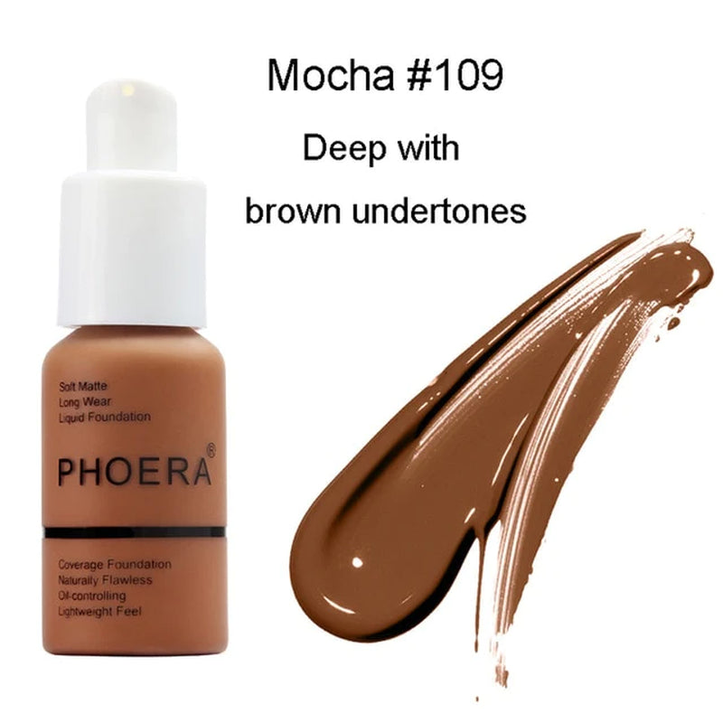 PHOERA Foundation - Soft Matte Long Wear Liquid Foundation