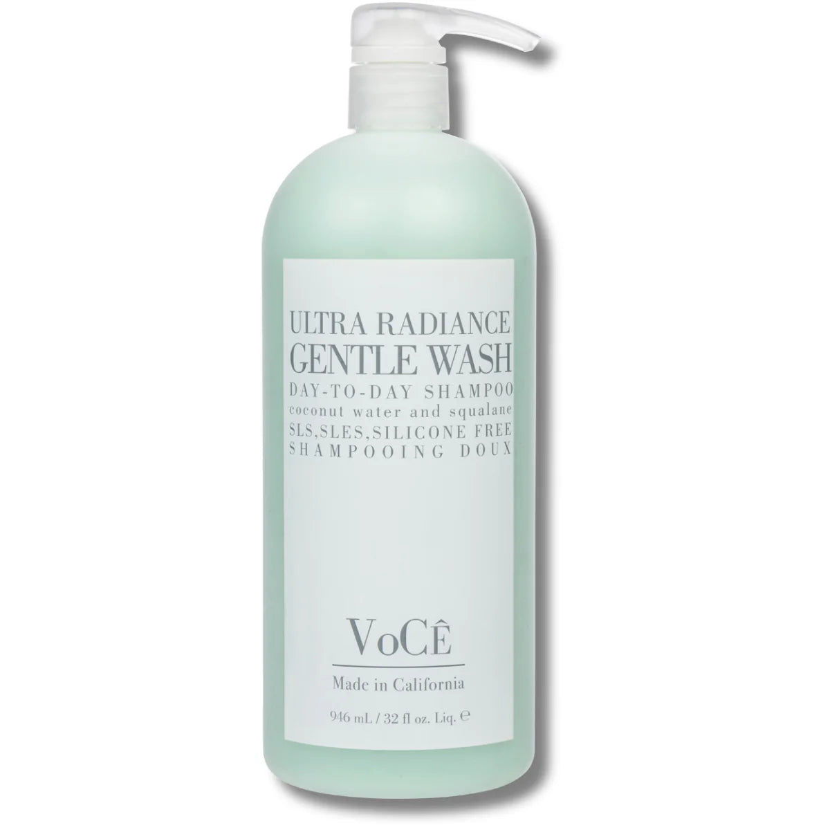 Você Haircare Gentle Wash Vegan & Cruelty-Free Shampoo | Clean Haircare, Color Safe, Paraben and Sulfate Free, Ultra Radiance, Hydrating, Shine Enhancing (32Oz)